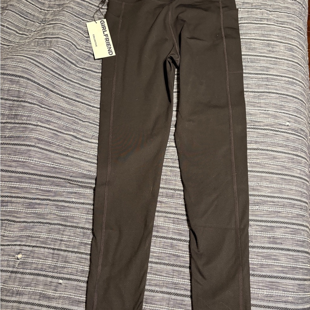 Girlfriend Collective Black Compressive Pocket Leggings